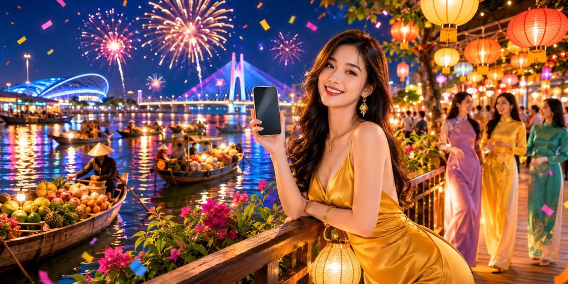 Khu vực quà tặng VIP tại chợ đêm Cần Thơ